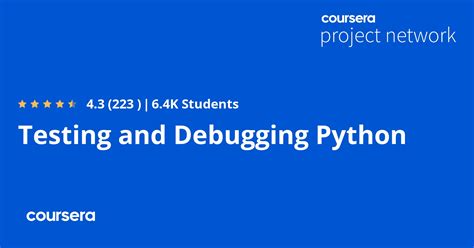 Testing and Debugging in Python: A Comprehensive Guide.